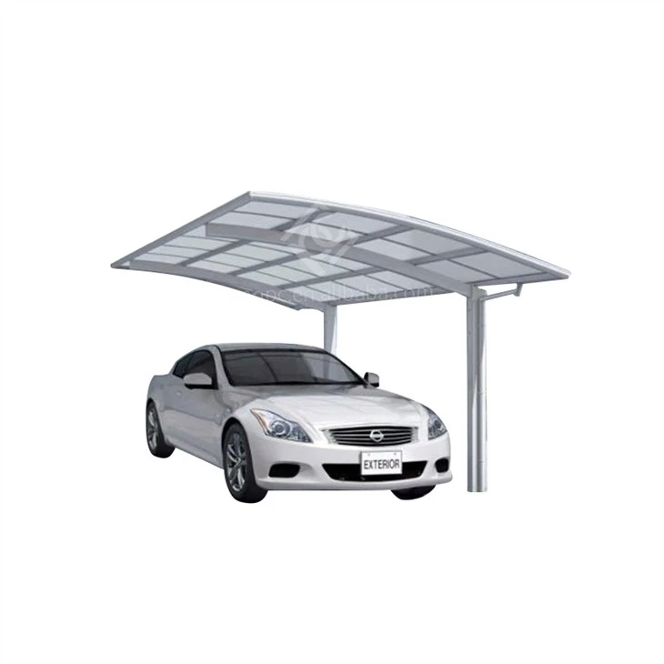 Polycarbonate Pull Rod Type Carport