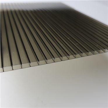 6mm värvi kahekordse seinaga polükarbonaatplekk