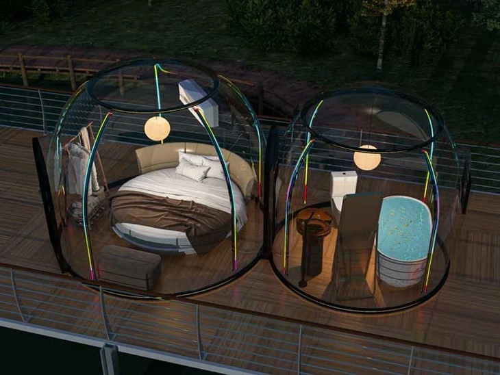 Geodesic Dome House Outdoor For 10-14 People